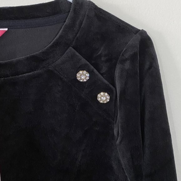 Lilly Pulitzer Tressa Velour Sweatshirt NWT - Picture 6 of 7